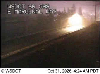 Latest image of SR 599 at MP 1.4: E Marginal Way