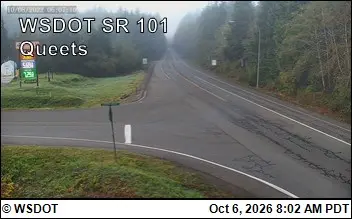 Latest image of US 101 at MP 152.5: Queets