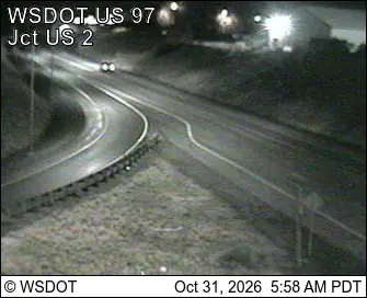 Latest image of US 97 at MP 185: Don Senn Memorial Interchange