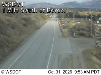 Latest image of US 97 at MP 335: (View North)