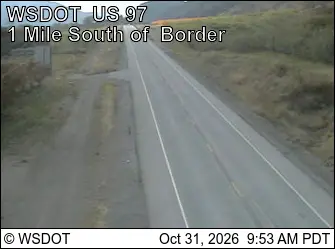Latest image of US 97 at MP 335: (View South)