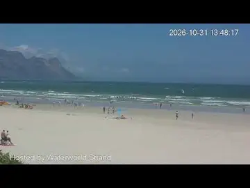 Latest image of Dakkies Strand beach webcam, Live stream with Son Surf School and Waterworld Str