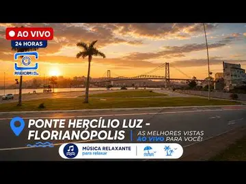 Latest image of Câmera AO VIVO Ponte Hercilio Luz - Florianópolis - Porto 1922 Cafés Especiais