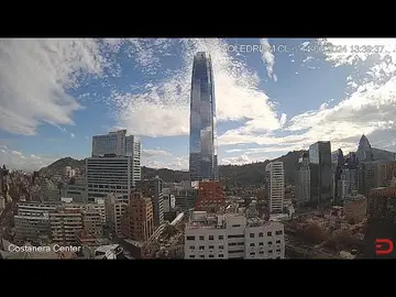 Latest image of Ledrium - Costanera Center, Titanium, Sanhattan, Santiago, Chile, live cam, en v