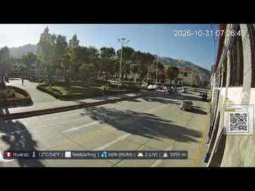 Latest image of 🔴 EN VIVO | Plaza de Armas de Huaraz: Audio Ambiental | Restaurante Encuentro de