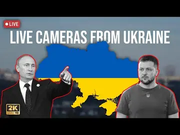 Latest image of LIVE: Ukraine real-time skyline cameras from Kharkiv, Donetsk, Kyiv, Sumy and mo