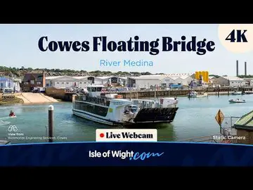 Latest image of 🔴 Cowes Floating Bridge 4K Camera | Yachting & Chain Ferry | River Medina | Isle