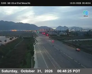 Latest image of (C293) NB 125: at Otay Mesa Rd.