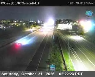 Latest image of (C352) I-5 : SB SO Cannon Rd T