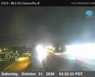 Latest image of (C353) I-5 : SB SO Cannon Rd B