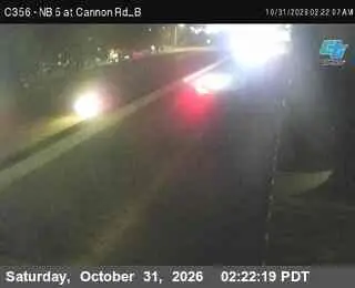 Latest image of (C356) I-5 : NB at Cannon Rd B