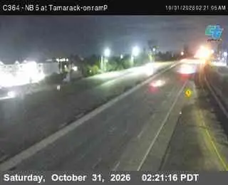 Latest image of (C364) I-5 : NB at Tamarack (on ramp)