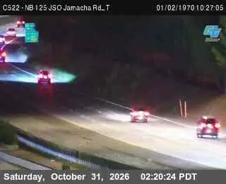 Latest image of (C522) I-125: NB JSO Jamacha Rd - T