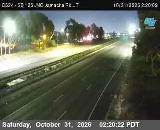 Latest image of (C524) I-125: SB NO Jamacha Rd - T