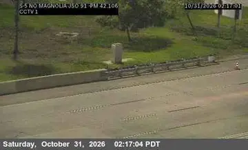 Latest image of I-5 : (1) North of Magnolia Avenue (South Of SR-91)