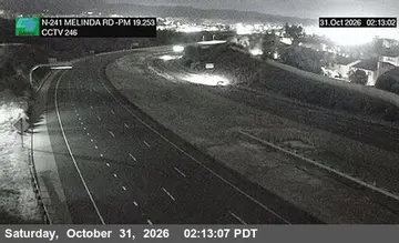 Latest image of SR-241 : (246) 30 Meters South of Melinda Road Undercross