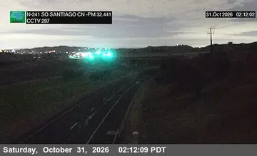 Latest image of SR-241 : (297) 230 Meters SO Santiago Canyon Road Overcross