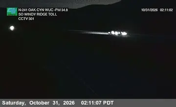 Latest image of SR-241 : (301) Oak 2000 Meters South of Windy Ridge Toll Plaza