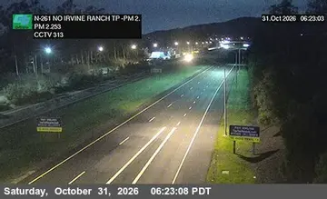 Latest image of SR-261 : (313) 370 Meters North of Irvine Boulevard Northbound Toll Plaza