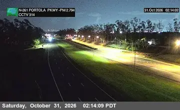 Latest image of SR-261 : (314) 80 Meters South of Portola Parkway (West) Overcross