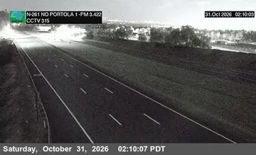 Latest image of SR-261 : (315) 940 Meters North of Portola Parkway (West) Overcross