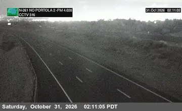 Latest image of SR-261 : (316) 1900 Meters North of Portola Parkway (West) Overcross