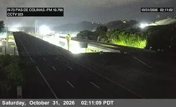 Latest image of SR-73 : (323) North of Paseo De Colinas Undercross