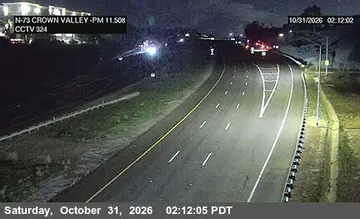 Latest image of SR-73 : (324) North of Crown Valley Parkway Undercross