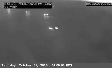 Latest image of SR-55 : (907) NB SR-55 at SR-91 Interchange