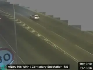 Latest image of West Kowloon Highway near Centenary Substation - Northbound