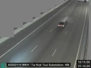 Latest image of West Kowloon Highway near Tai Kok Tsui Substation - Northbound