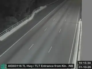 Latest image of Tsing Long Highway near Tai Lam Tunnel Entrance from Kowloon - Northbound