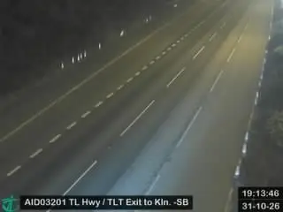 Latest image of Tsing Long Highway near Tai Lam Tunnel exit to Kowloon - Southbound