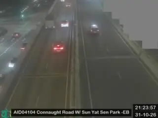 Latest image of Connaught Road West Flyover near Sun Yat Sen Memorial Park - Eastbound