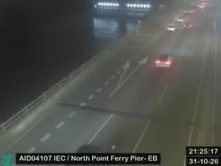 Latest image of Island Eastern Corridor near North Point Ferry Pier Eastbound