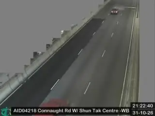 Latest image of Connaught Road West Flyover near Shun Tak Centre - Westbound