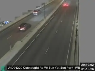 Latest image of Connaught Road West Flyover near Sun Yat Sen Memorial Park - Westbound