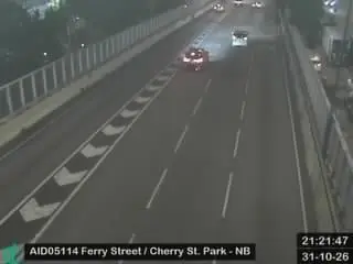 Latest image of Ferry Street near Cherry Street Park - Northbound