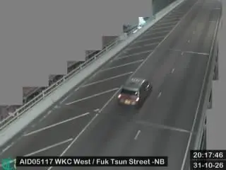 Latest image of West Kowloon Corridor West near Fuk Tsun Street - Northbound