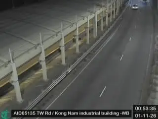 Latest image of Tsuen Wan Road near Kong Nam industrial building - Westbound