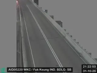 Latest image of West Kowloon Corridor near Fuk Keung Indistrial Building - Southbound