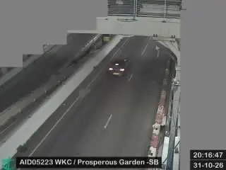 Latest image of West Kowloon Corridor near Prosperous Garden - Southbound