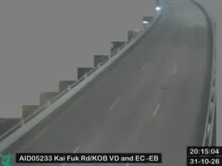 Latest image of Kai Fuk Road near Kowloon Bay Vehicle Detention and Examination Centre - Eastbou