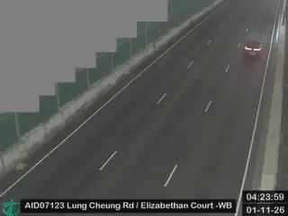 Latest image of Lung Cheung Road near Elizabethan Court - Westbound