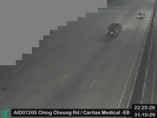 Latest image of Ching Cheung Road near Caritas Medical Centre - Eastbound
