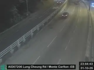 Latest image of Lung Cheung Road near Monte Carlton - Eastbound