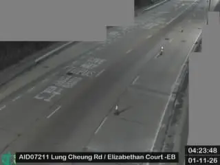 Latest image of Lung Cheung Road near Elizabethan Court - Eastbound