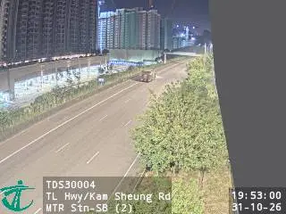 Latest image of Tsing Long Highway near Kam Sheung Road MTR Station - Southbound (2)