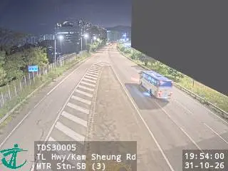 Latest image of Tsing Long Highway near Kam Sheung Road MTR Station - Southbound (3)