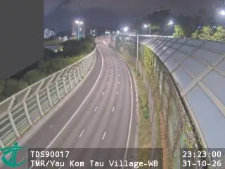 Latest image of Tuen Mun Road near Yau Kom Tau Village - Westbound